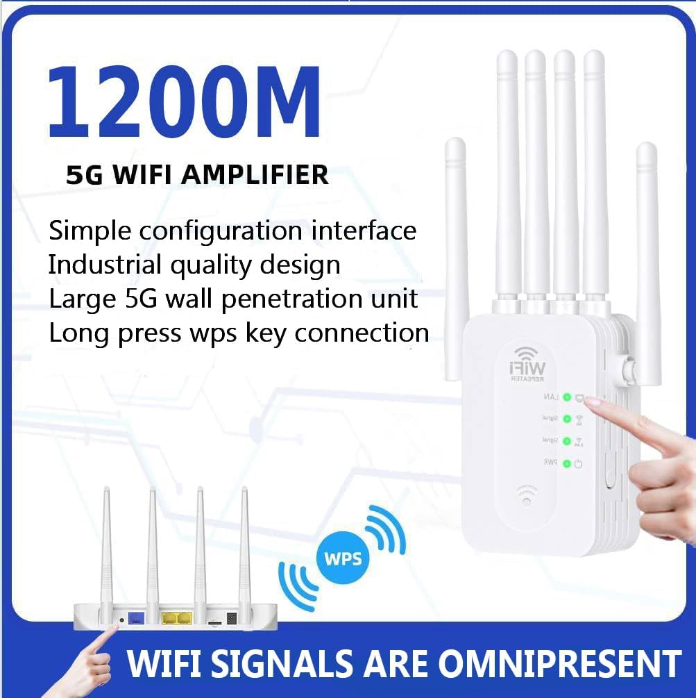 WiFi Signaalversterker voor Buiten Lange Afstand Weerbestendig Internet Extender Tuin Patio Garage Naadloze Verbinding | Sulvida