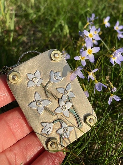 Petite presse à fleurs de poche faite à la main, herbier botanique souvenir pour sécher des fleurs sauvages, cadeau créatif | Sulvida