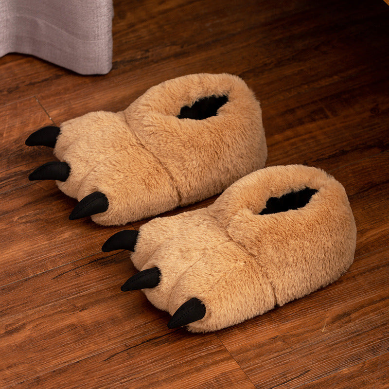 Berenpoot Sloffen Pluche Huisslippers Warm Comfortabel Antislip Unisex Pantoffels voor Binnen Herfst Winter | Sulvida