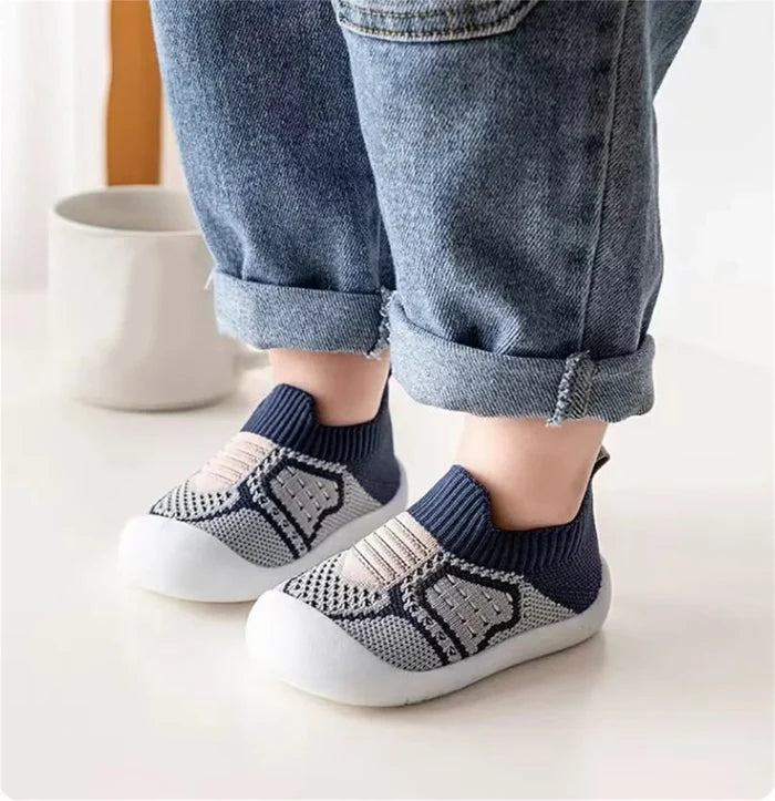 Antislip babyslofjes met zachte zool babyschoentjes sokjes loopsteun grip voor baby's peuters 6-36 maanden | Sulvida