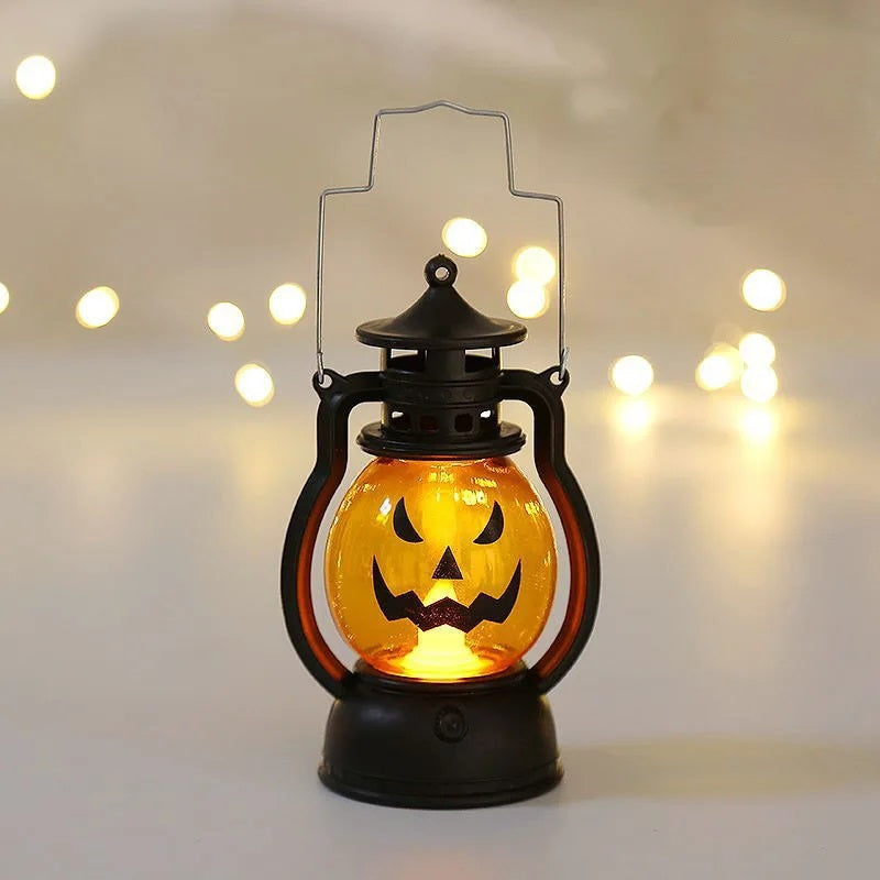 LED Spookjesboom met Pompoenen en Spinnen – Sfeerverlichting Halloween Decoratie Decoratief Nachtlampje | Sulvida