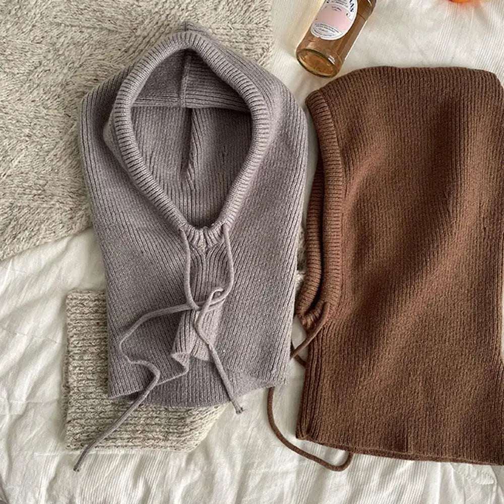 Gebreide Capuchon Bivakmuts met Nekwarmer – Warme Winteraccessoire voor Dames en Heren – Comfortabele Hoofdbedekking | Sulvida