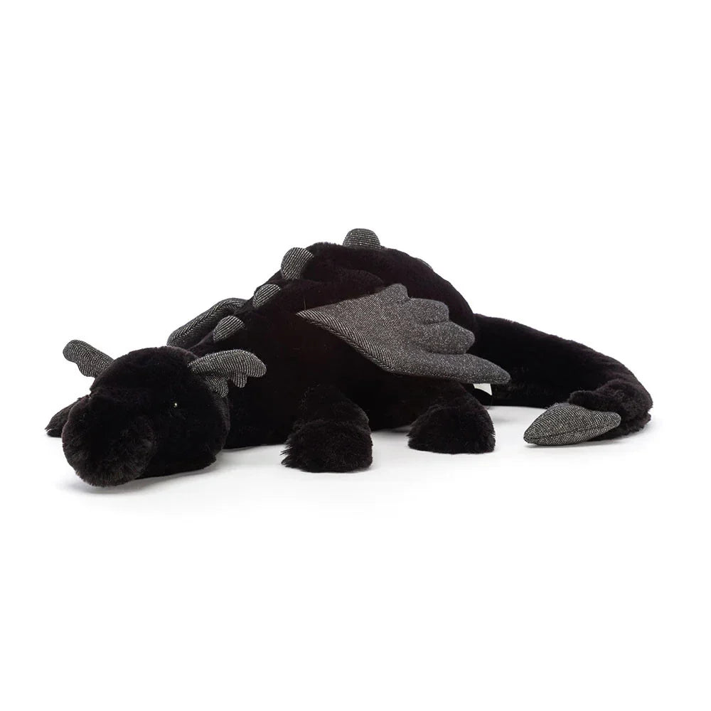 Pluche Drakenknuffel met Vleugeltjes voor Kinderen | Zacht Decoratief Knuffelbeest Kinderkamer Dragon | Sulvida
