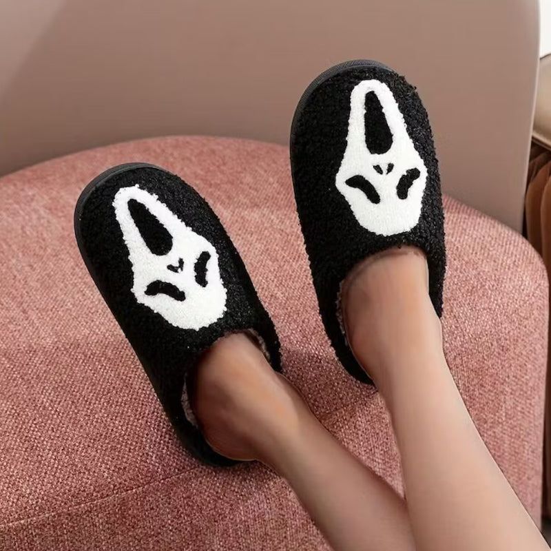 Halloween Huispantoffels met Pompoenenprint Antislip Zachte Binnenschoenen Comfortable Indoor Sloffen Volwassenen | Sulvida