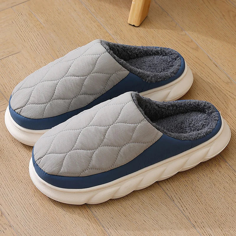 Waterbestendige Warme Winterpantoffels Heren met Antislipzool en Gevoerde Binnenkant voor Indoor en Outdoor | Sulvida