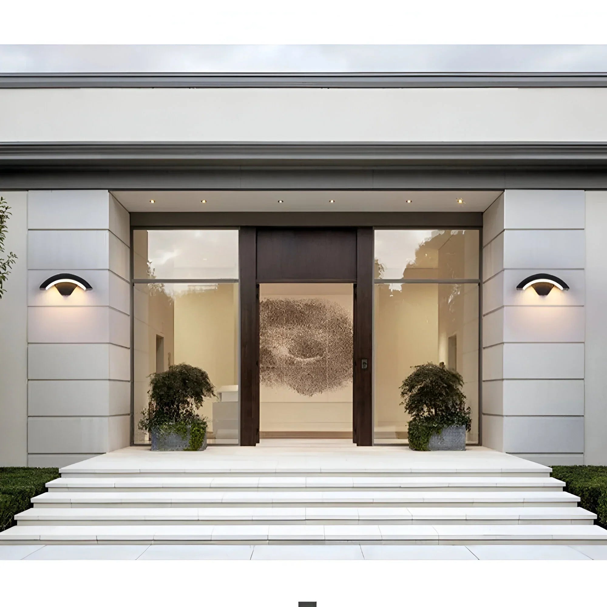 Bewegingssensor Wandlamp voor Buiten – Waterdicht LED Wandverlichting Zwart Bruin Warm Wit Koel Wit 18W | Sulvida