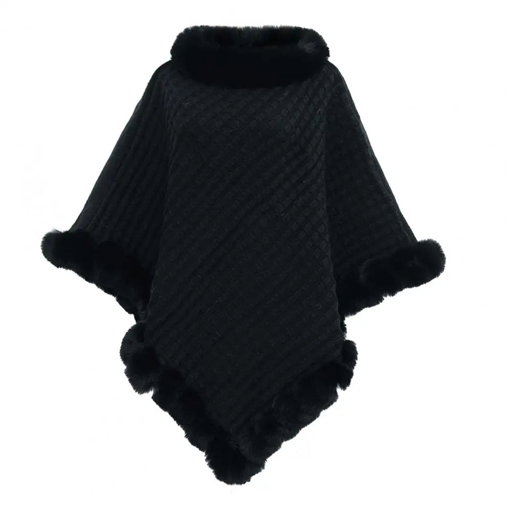 Nepbonten Omslagdoek voor Dames Elegante Winter Shawl met Losse Pasvorm Tijdloos Design Luxe Stola Warm | Sulvida