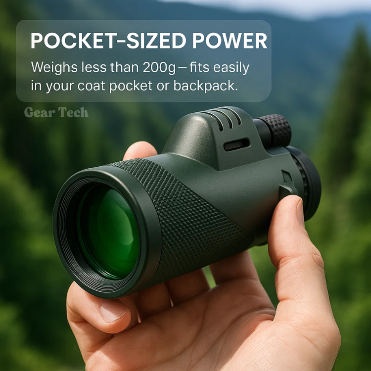 Compacte Ultra-Zoom Monoculair met HD Lens – Lichtgewicht en Perfect voor Wandelen, Vogels Spotten en Sportevenementen | Sulvida