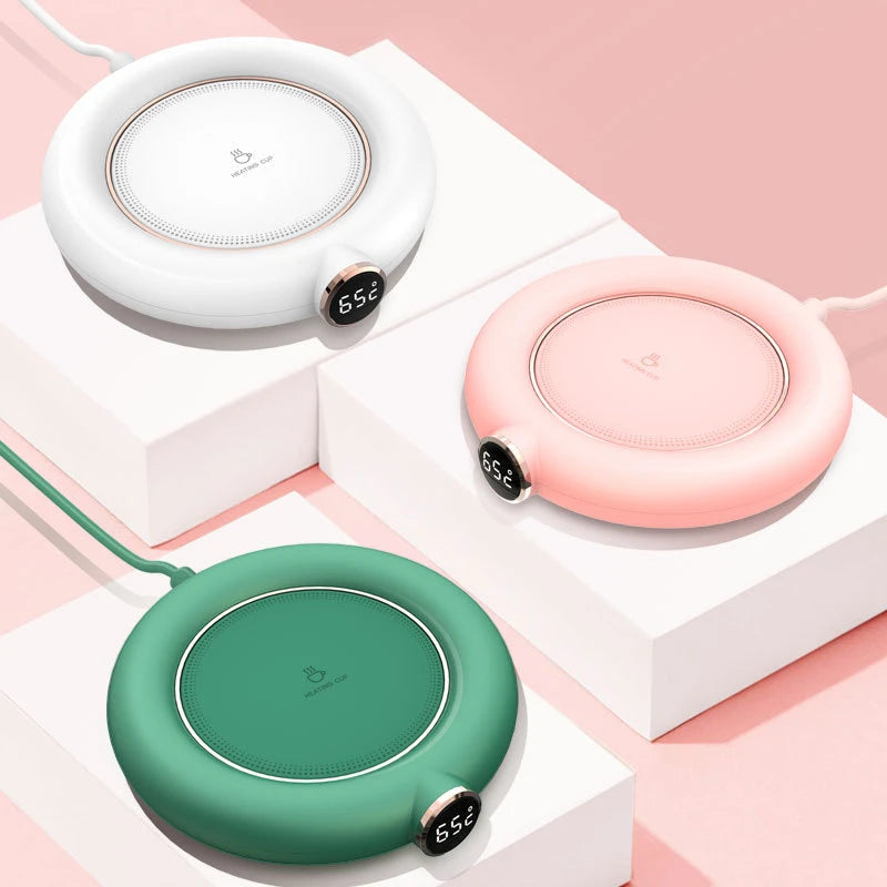 Digitale Beker Warmer met Temperatuurinstelling voor Koffie en Thee Bureau Kantoor Thuis Warmhoudplaat | Sulvida