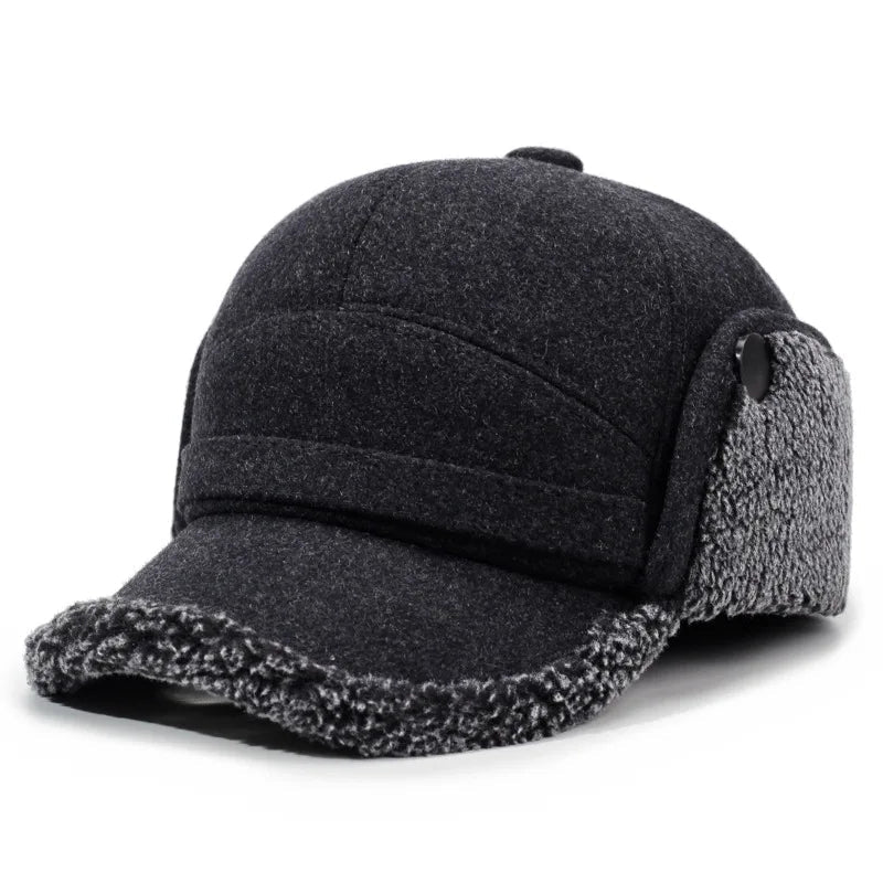 Baseballcap met Fleece Oorflappen voor de Winter – Warme Sportieve Pet met Nekflap en Verstelbare Sluiting | Sulvida