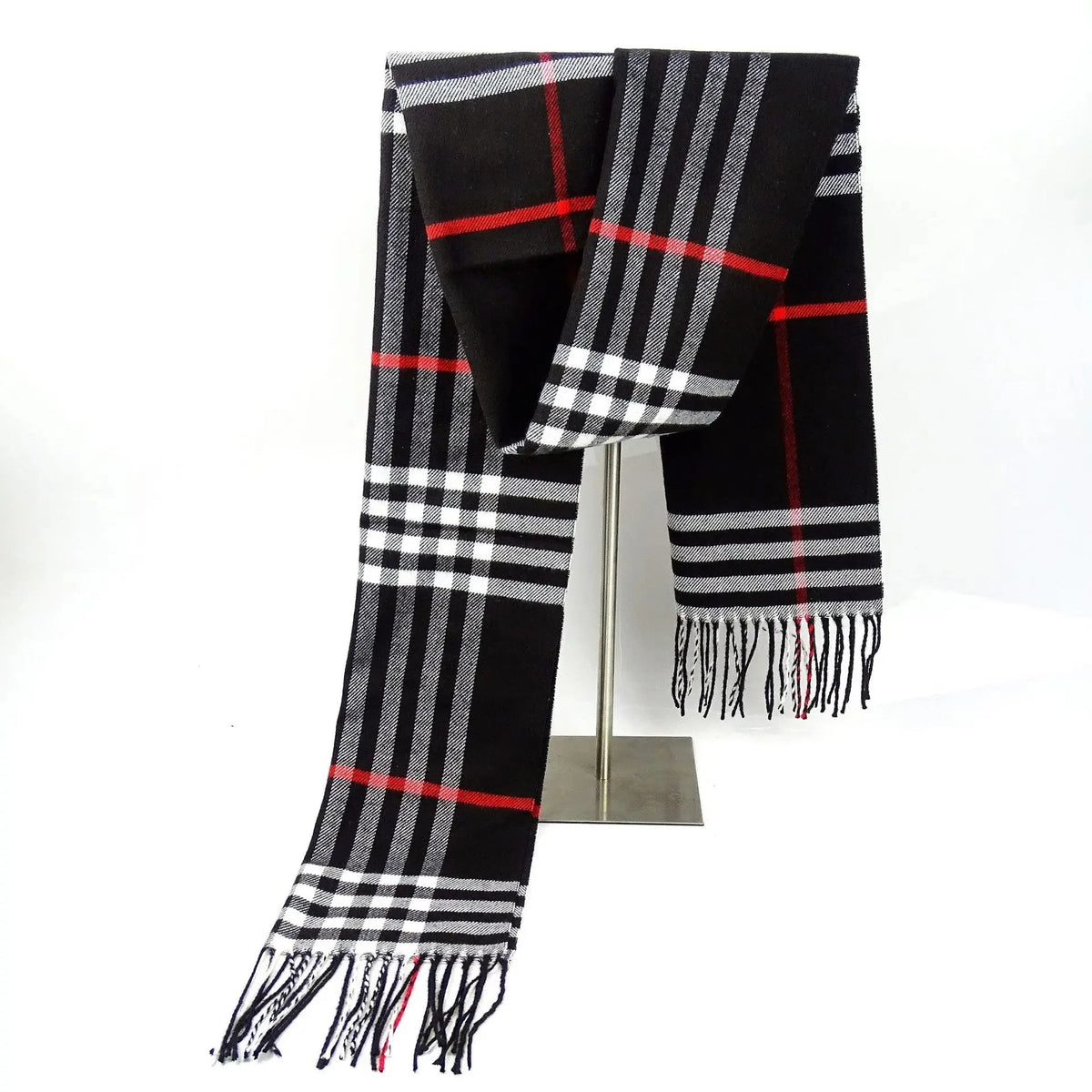 Gebreide Sjaal met Cashmere-Feel voor Herfst en Winter – Unisex Ruit Halswarmer Zachte Wollen Wintersjaal | Sulvida
