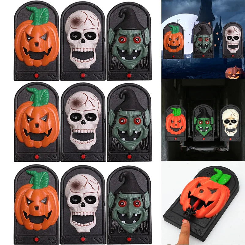 Halloween Deurbel met Bewegingssensor – Griezelige Geluidseffecten en Spannende Sfeer voor Spookhuis Feesten | Sulvida