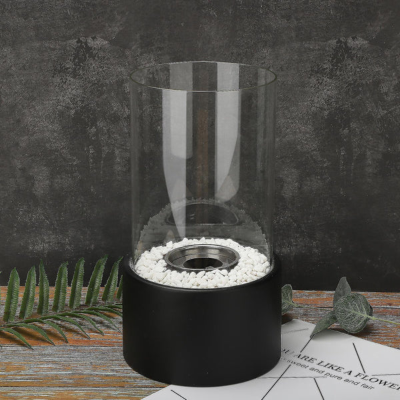 Elegante Klassieke Olielamp met Veilige Vlam voor Sfeervolle Avonden – Tijdloos Windlicht met Ethanol of Lampolie Ideaal voor Romantische Eetkamer Tafel Decoratie | Sulvida