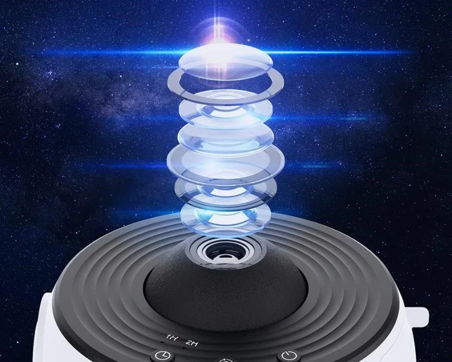 Sterrenprojector Galaxy Projector met 13 Verwisselbare Discs – Verwisselbare Projectiebol voor Kamer Sfeerverlichting Slaapkamer Universum Planetarium Hemel | Sulvida