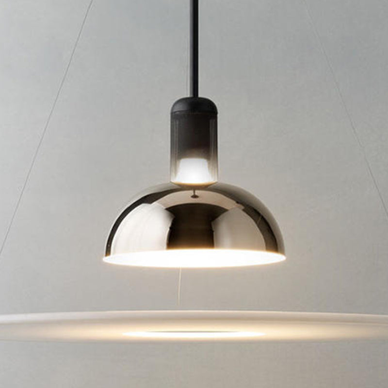 Hanglamp Minimalistische Klokvorm Glas Metaal E27 Fitting Woonkamer Eetkamer LED Verlichting Zwart Chroom Goud | Sulvida