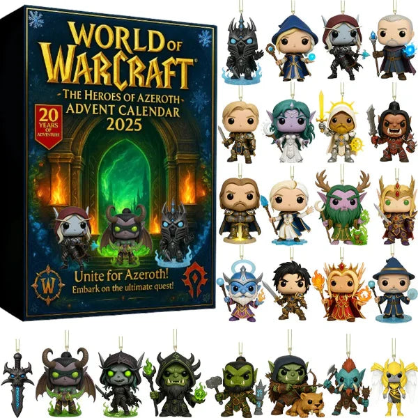 Gamingthema Adventskalender 24 Dagen Fantasy Verzamelobjecten Figuren Wapens Exclusief Decoratie Cadeau | Sulvida