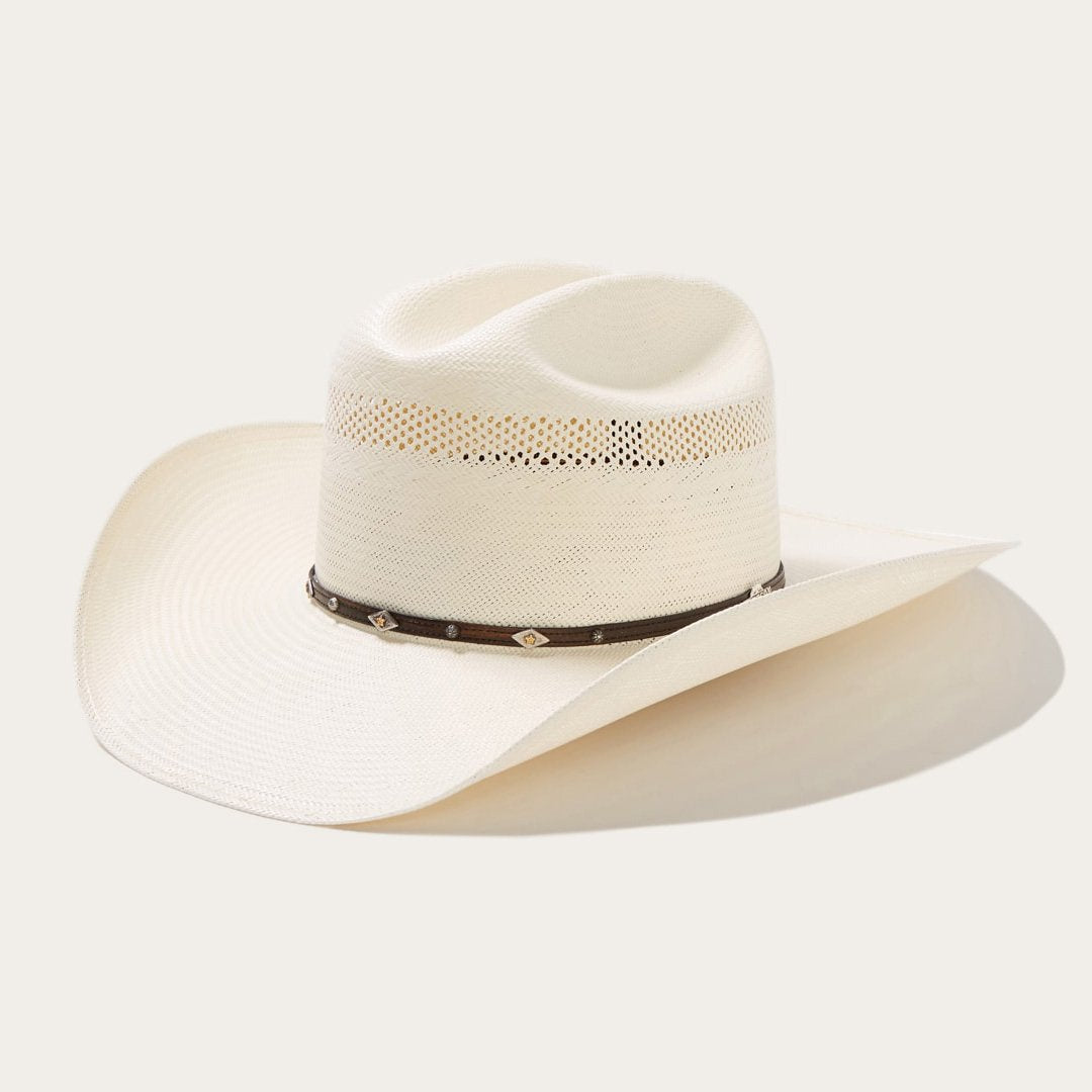 Strohoed Cowboy Ventilerend Cattleman Crown Naturel Instelbaar Klassieke Western Unisex Zomerhoed Outdoor | Sulvida