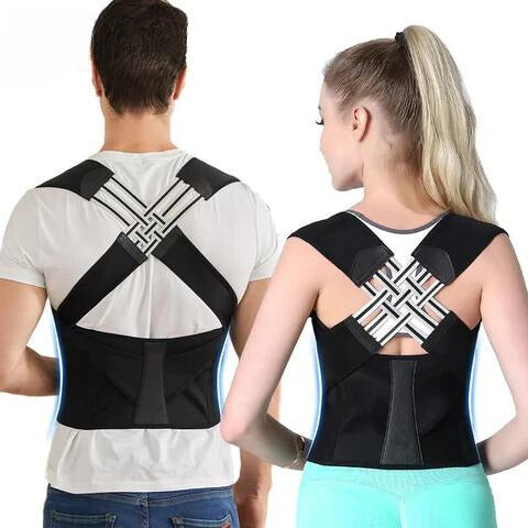 Correcteur de posture invisible, soutien dorsal pour se tenir droit, entraînement, réglable et confortable au quotidien | Sulvida