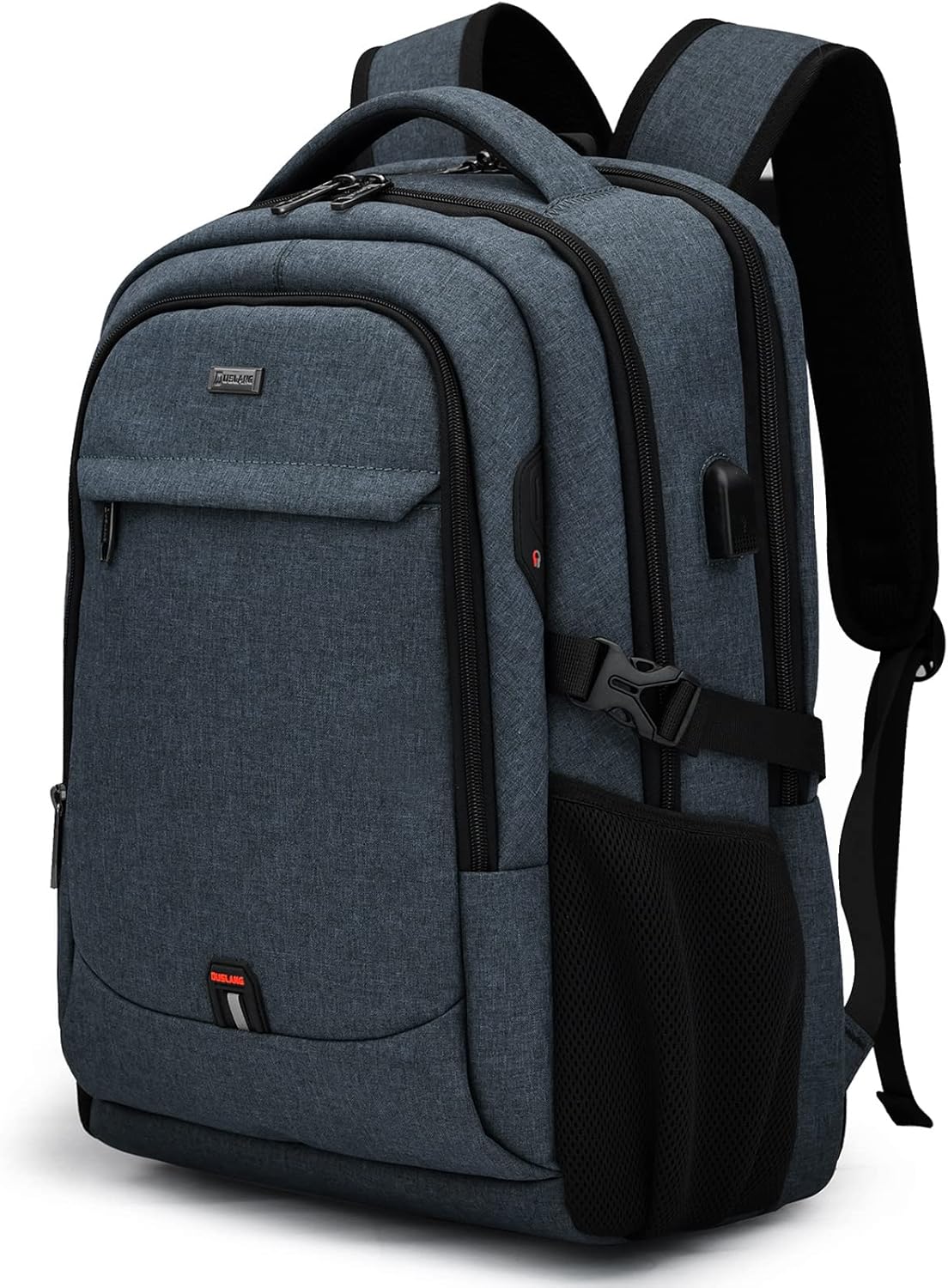 Reis Laptoptas met USB-Lader en Anti-Diefstal Vak Waterafstotend Polyester voor 13 tot 17 Inch Laptop | Sulvida