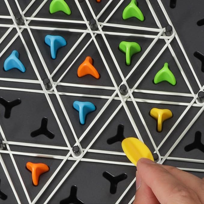 Rubber Band Puzzle Game – Strategisch Denkspel met Elastiekjes en Pinnen voor Kinderen en Volwassenen – Educatief Gezelschapsspel voor Logica en Probleemoplossend Denken | Sulvida