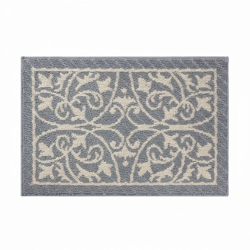 Paillasson antidérapant d’intérieur gris 60x90 cm – Tapis à seuil bas qui retient la saleté pour entrée, hall et vestibule | Sulvida