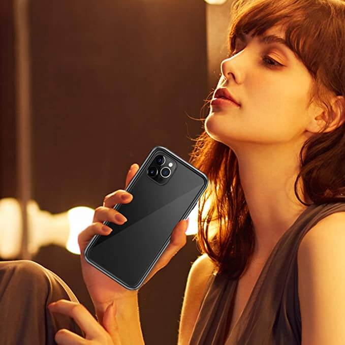 Magnetisch telefoonhoesje gehard glas metaal volledige bescherming valbeveiliging privacy screenprotector | Sulvida