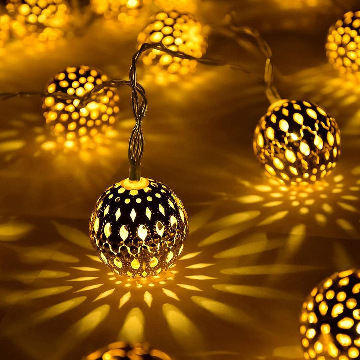 Solar-Lichterkette mit 100 LED-Lämpchen, 12 Meter, wasserdicht, stimmungsvolle Gartendekoration | Sulvida