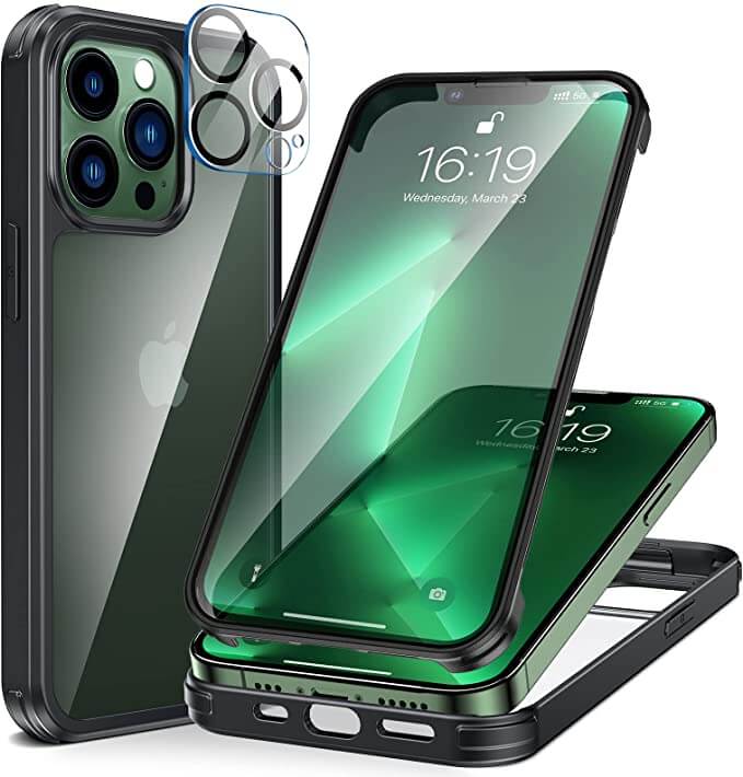Magnetisch telefoonhoesje gehard glas metaal volledige bescherming valbeveiliging privacy screenprotector | Sulvida