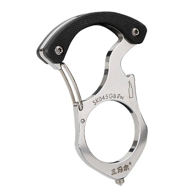 Sleutelhanger Noodtool met Glasbreker en Riem-snijder Compact Veiligheidsgereedschap voor Auto en Onderweg | Sulvida