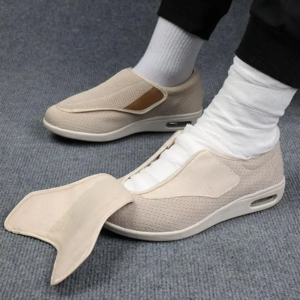 Diabetische Schoenen voor Gezwollen Voeten met Orthopedische Steun en Ademende Voering Aanpasbaar Comfortabel Wandelschoenen voor Dames en Heren | Sulvida