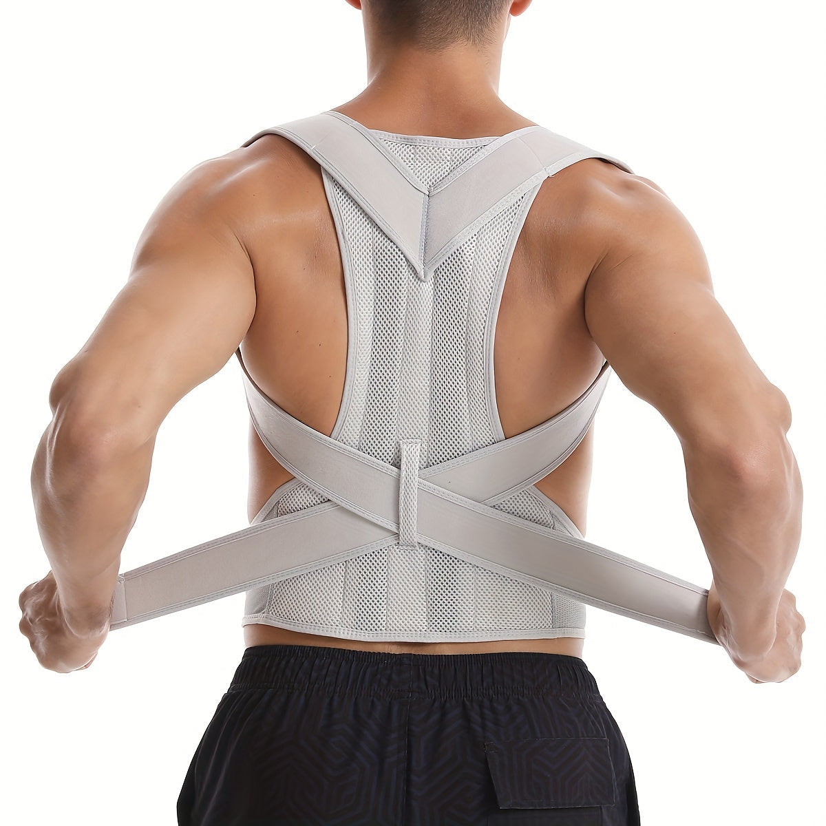 Verstelbare Rugbrace voor Verbeterde Houding S-XXL Ademend Neopreen Lendensteun Draagbaar Orthopedisch | Sulvida