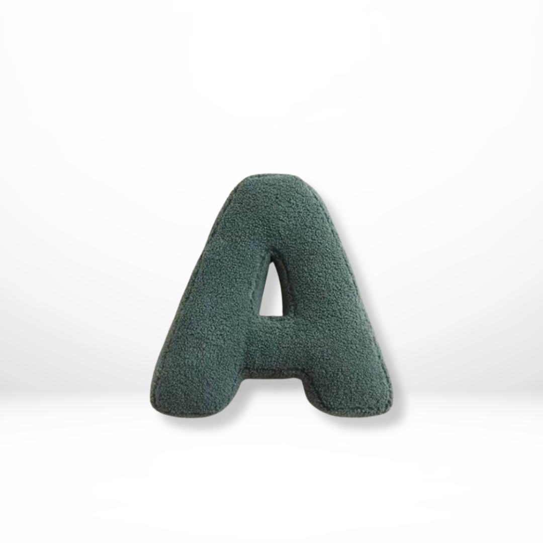 Letter Sierkussen met Fluweel Zachte Stof voor Bank & Bed Persoonlijke Decoratie Cadeau Woonkamer Slaapkamer | Sulvida