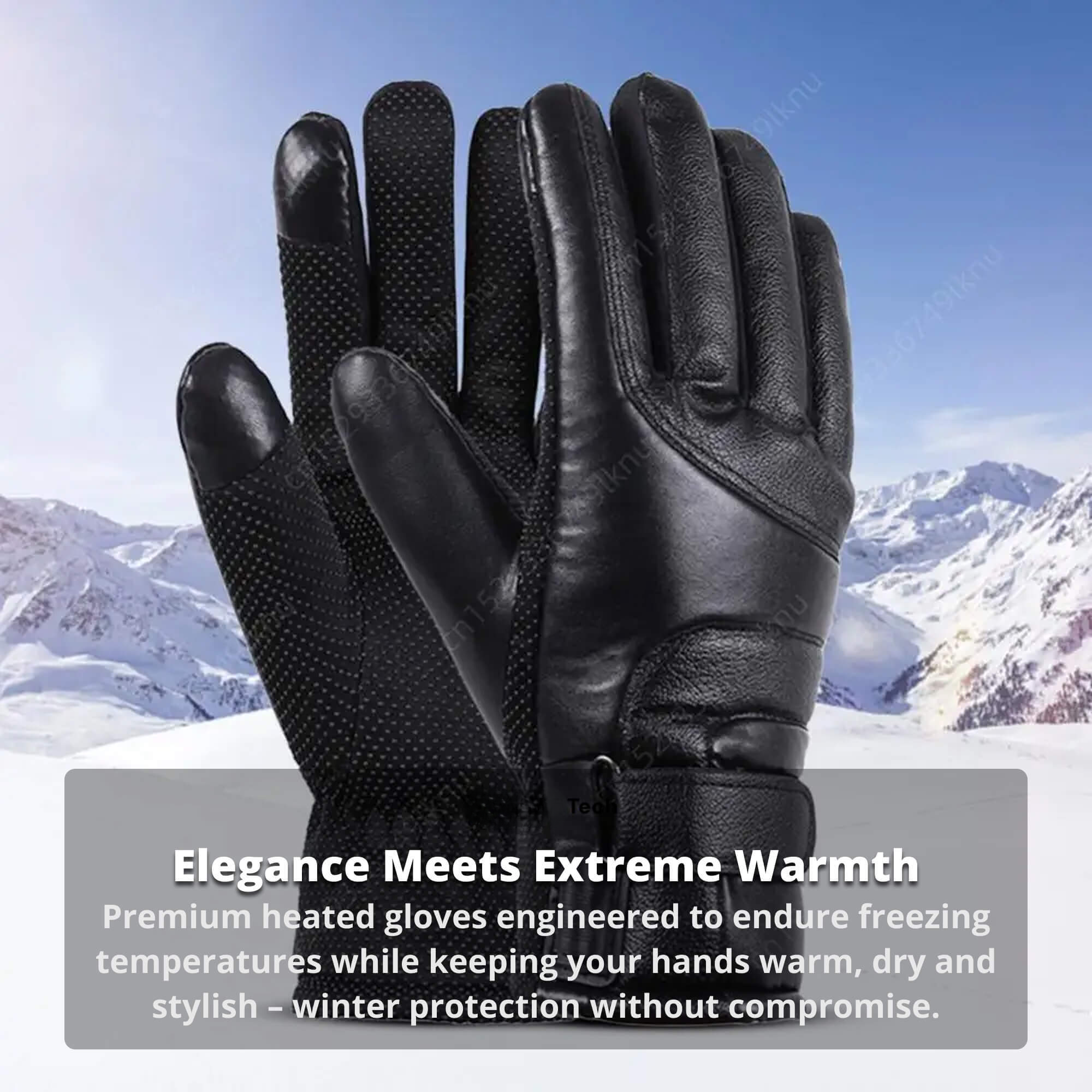 Verwarmde Handschoenen met Touchscreen en USB-Oplaadbaar – Waterdichte Winterhandschoenen voor Dames | Sulvida