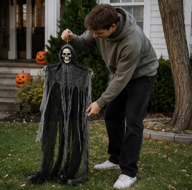 Decoratieve Skelethand Plastic Tuindecoratie Wit 46cm Griezelig Halloween Decoratie Tuin Terras Buiten | Sulvida