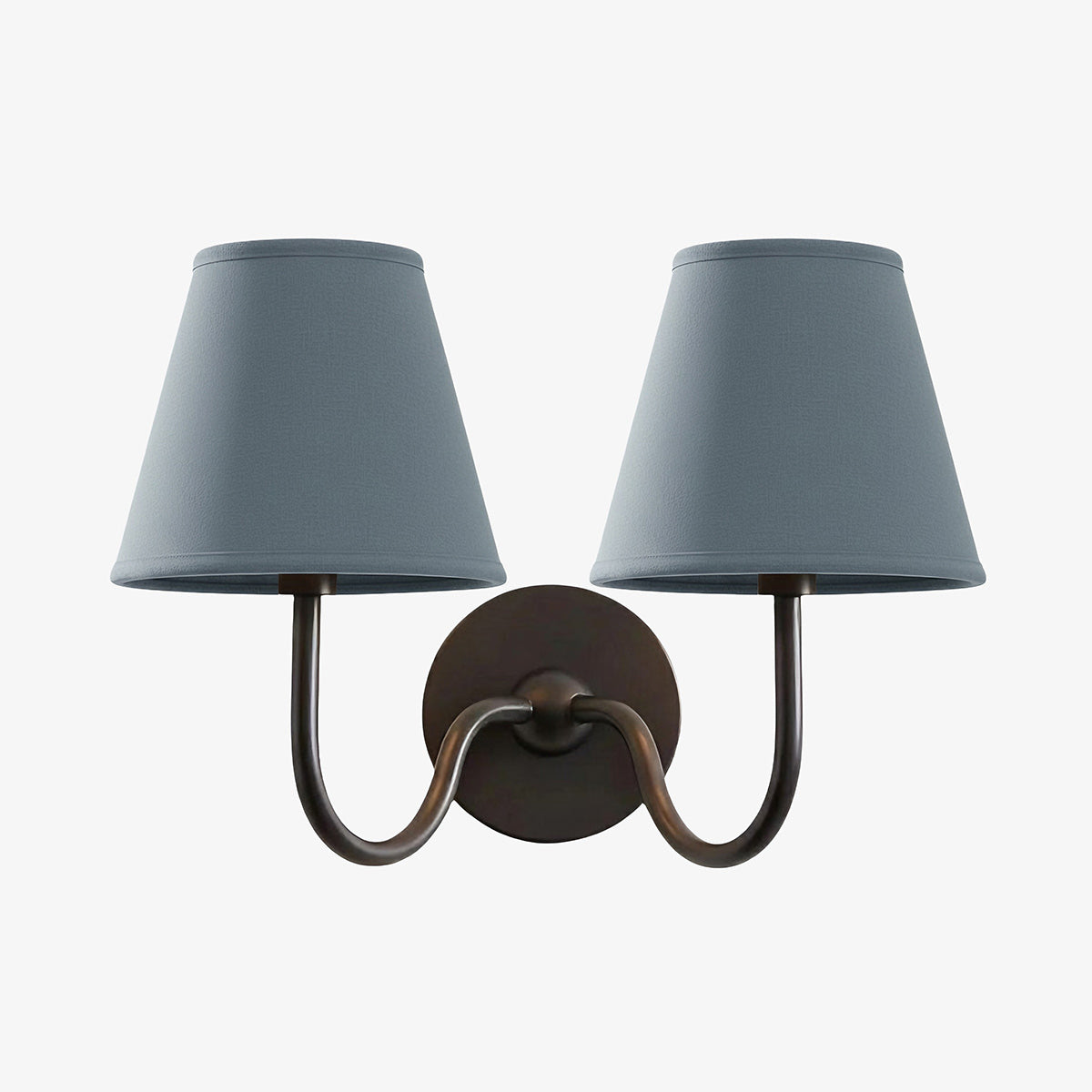 Wandlamp Linnen Kap Messing Armatuur Plissé of Glad Stof E12 Fitting Hardwired Decoratieve Verlichting | Sulvida