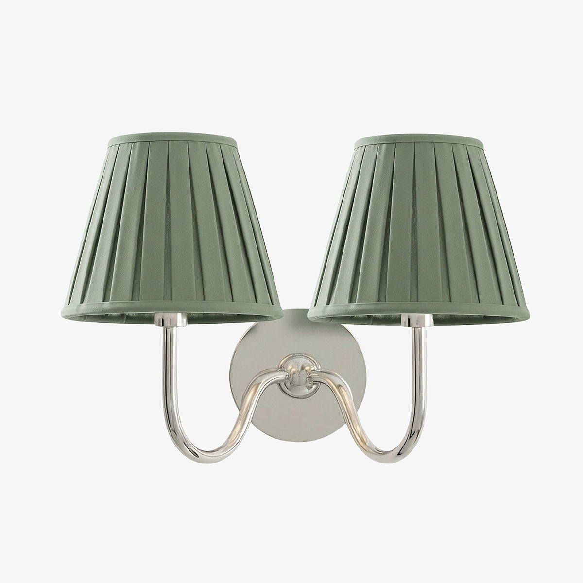 Wandlamp Linnen Kap Messing Armatuur Plissé of Glad Stof E12 Fitting Hardwired Decoratieve Verlichting | Sulvida