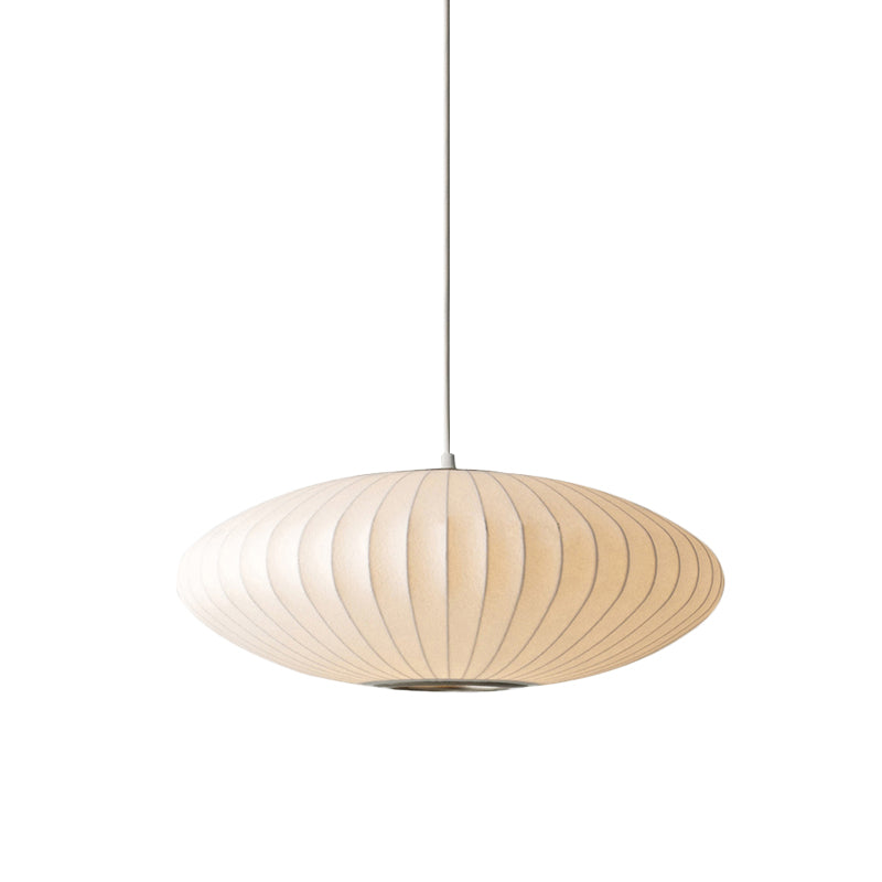 Plafondlamp Schotel Wit Stof 30-60cm Hanglamp Modern Rond Design Woonkamer Eetkamer Slaapkamer Verlichting | Sulvida