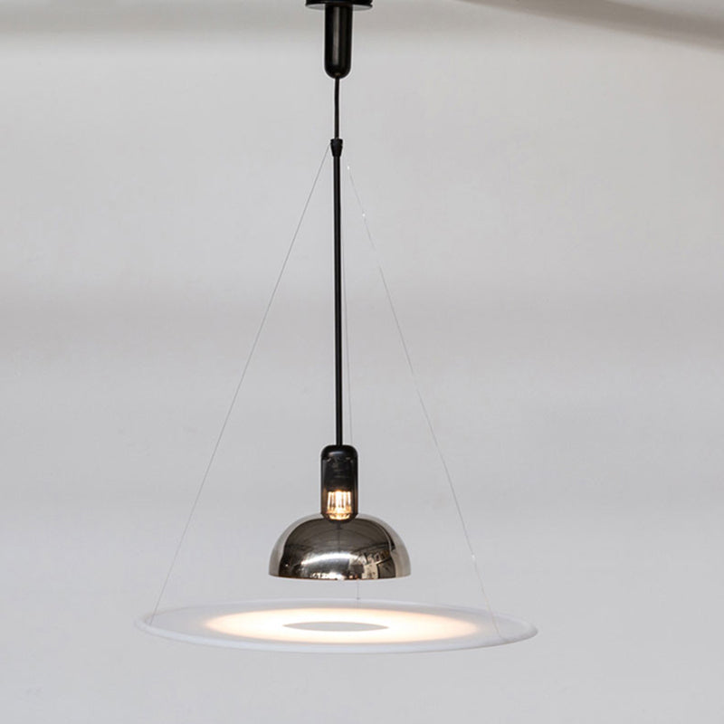 Hanglamp Minimalistische Klokvorm Glas Metaal E27 Fitting Woonkamer Eetkamer LED Verlichting Zwart Chroom Goud | Sulvida