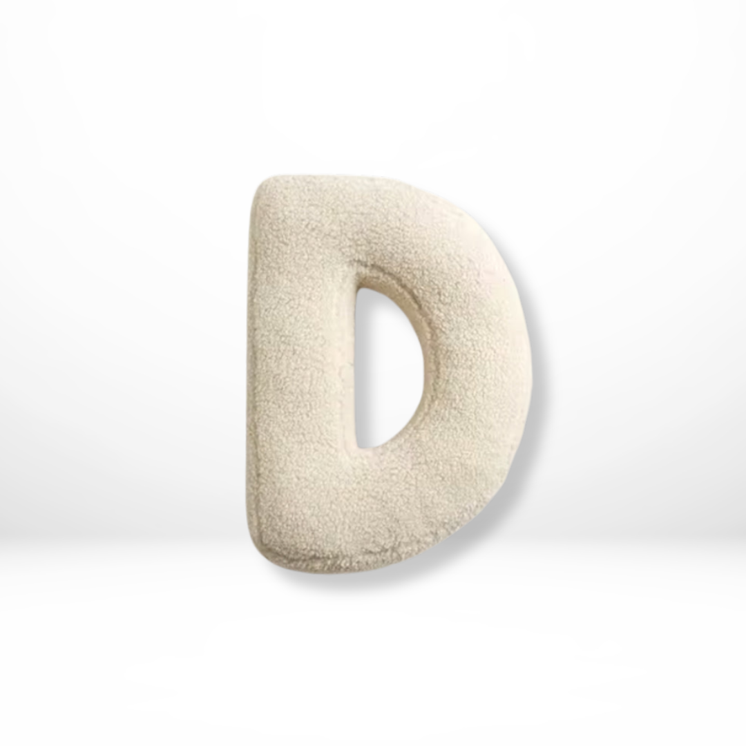 Letter Sierkussen met Fluweel Zachte Stof voor Bank & Bed Persoonlijke Decoratie Cadeau Woonkamer Slaapkamer | Sulvida