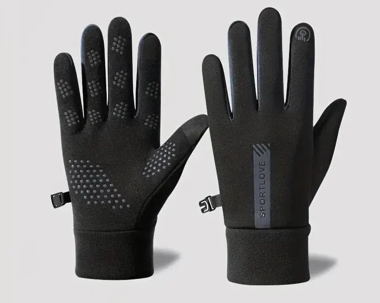 Gants d’hiver avec grip en micro-silicone et doigts compatibles avec les écrans tactiles, pour conduire en toute sécurité et pratiquer des activités en plein air | Sulvida