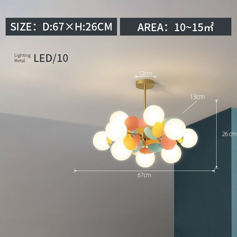 Glazen Bloementak Kroonluchter met G9 LED en Dimfuncties Acryl en Glas Plafondlamp Woonkamer Eetkamer | Sulvida