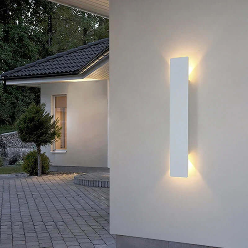 Aluminium LED-Wandlamp Waterdicht IP65 Zwart Wit Buiten Binnen Elegant Design Energiezuinig Sfeervol | Sulvida