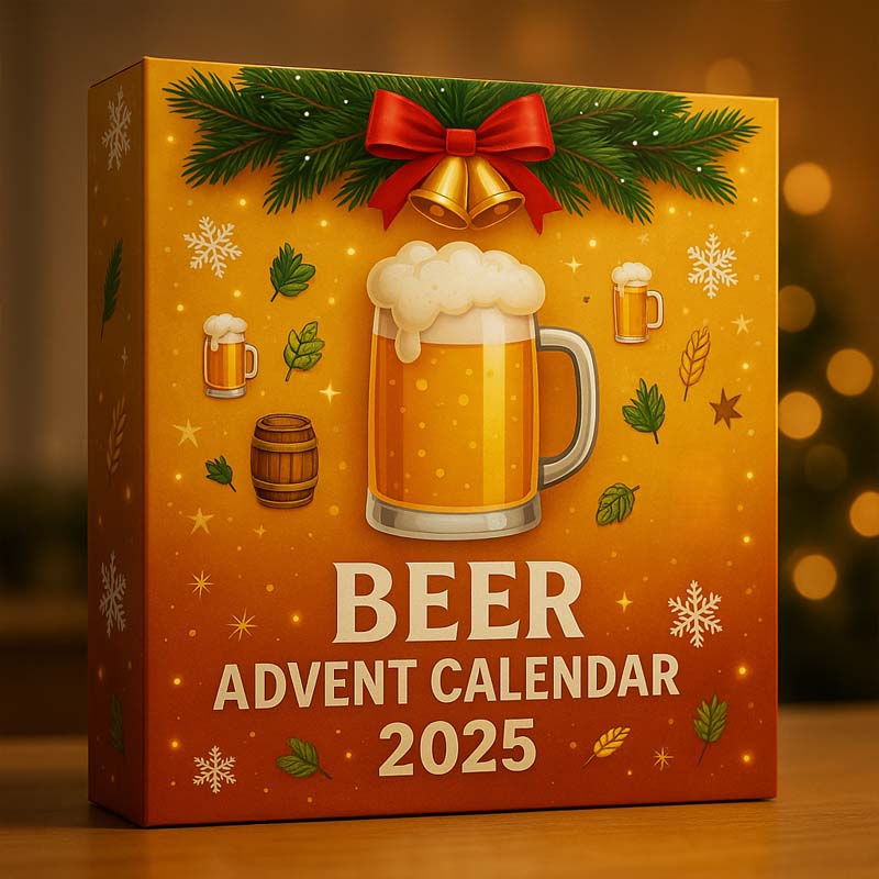 Adventskalender met 24 Minidrankjes Bier Whisky Aftellen naar Kerst Feestdagen Cadeauset Volwassenen | Sulvida