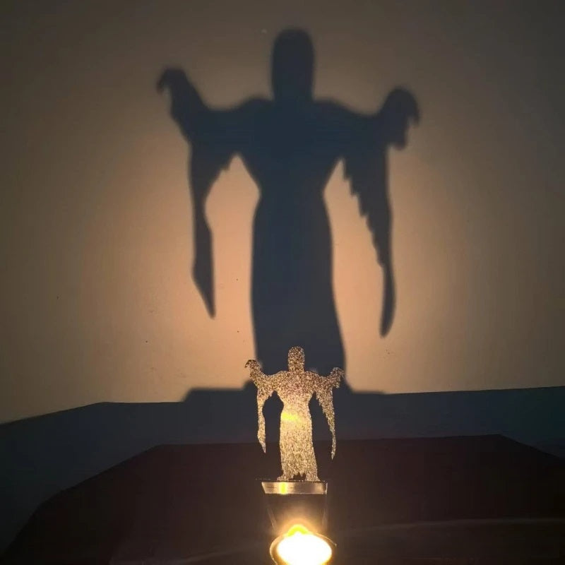 Kandelaar Metaal Zwart Sculptuur Halloween Decoratie Tafelkandelaar Sfeerlicht Woonkamer Sfeerverlichting | Sulvida