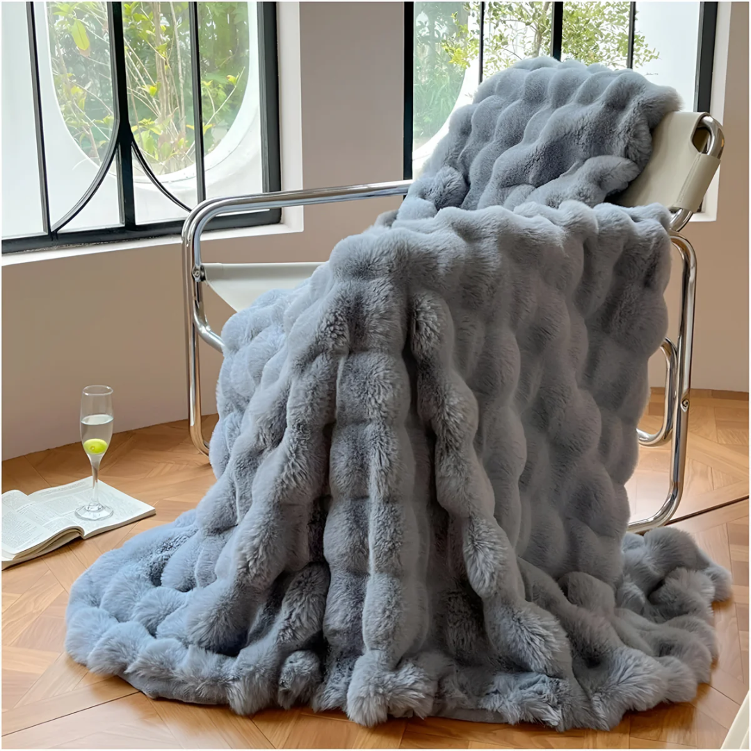 Zachte Fleeceplaid Polyester Bank Bed Reis Warmte Comfort Modern Design Herfst Winter Deken Woonkamer | Sulvida