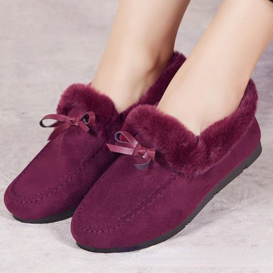 Chaussons d’hiver pour femme en peluche Antidérapants Doux Chauds Chaussons d’intérieur pour l’automne et l’hiver Confort à la maison Pantoufles | Sulvida