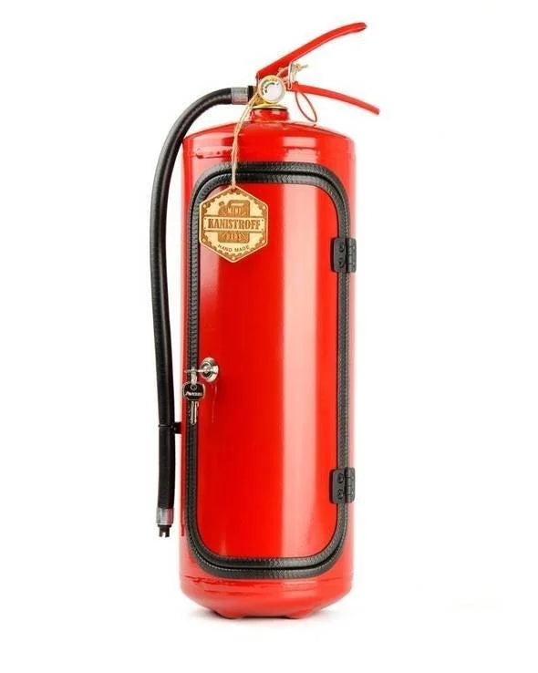 Geheime Bar in Brandblusser Stijl - Verborgen Drankendispenser met Accessoireruimte - Unieke Bar-Accessoire voor Thuis - Metalen Uitvoering | Sulvida