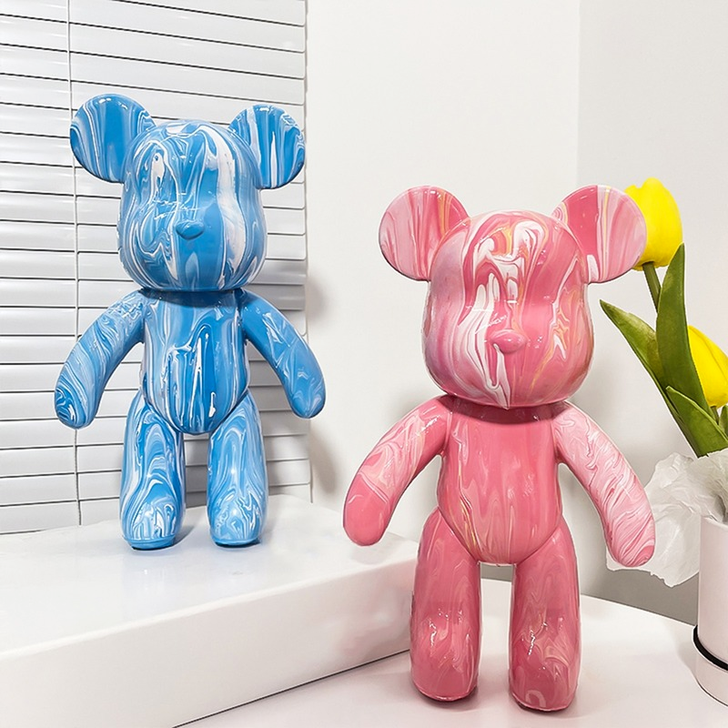 Decoratieve Teddy Kunstfiguur met Verf Set – Vinyl Knuffelbeer DIY Creatief Schilderproject voor Kinderen en Volwassenen Hobby & Knutselen Decoratie | Sulvida