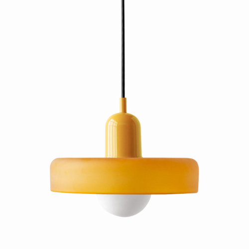 Glazen hanglamp verstelbare kabel ronde pendellamp eettafel woonkamer verlichting modern design sfeervolle ruimte | Sulvida