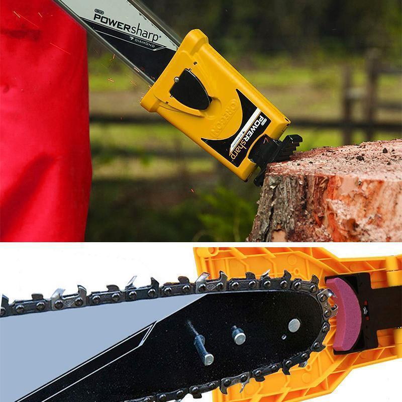 Universele Kettingzaagslijper Handgereedschap Metaal Nylon Geel Duurzaam Multifunctioneel Compact 21 cm | Sulvida